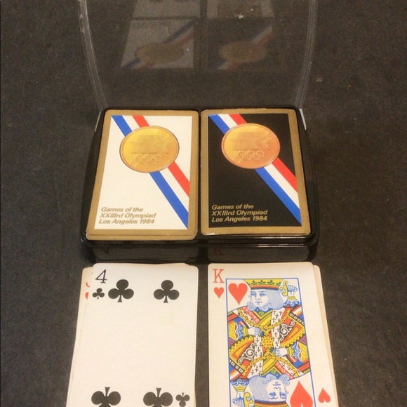 (2) 1984 Olympic playing card sets Rare - Picture 3 of 3